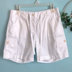 J.Crew Women’s Cargo white Shorts